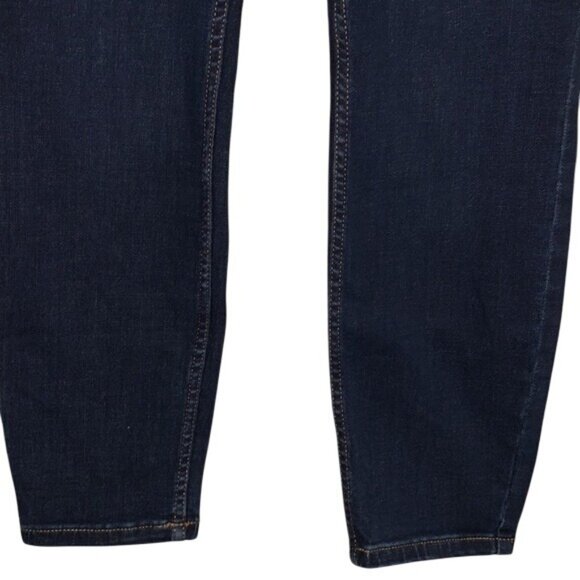 Denim & Co. Womens Plus Size 14P Dark Wash Stretch Denim Slim Leg Jeans Comforta - Picture 8 of 10